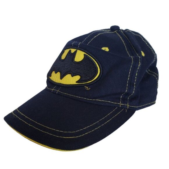 Batman DC Comics Baseball Cap Boys Logo Adjustable Hat Ages 4-7 - Picture 1 of 4
